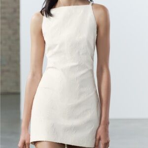 ZARA never been worn- tags still on white dress